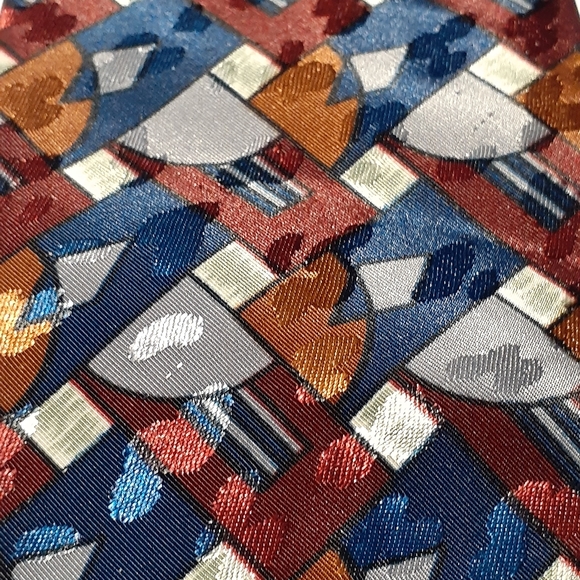 Prince Bellini Italian Styled Abstract Necktie - Picture 3 of 5